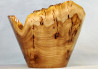 Wooden Bowl Hand Carved Elm Burl Wood